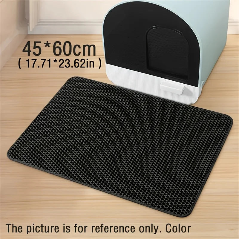 Hign-concerned Double Layer Honeycomb Cat Litter Mat