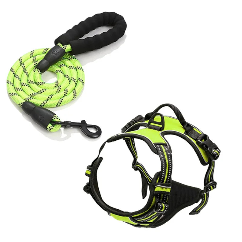 Guangdong Reflective Dog Chest Strap Harness With Leash