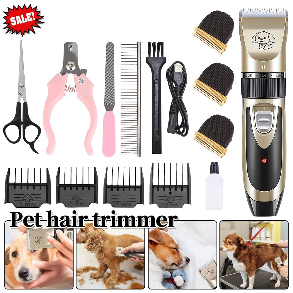 Hign-concerned Pet Clipper Grooming Rechargeable Trimmer