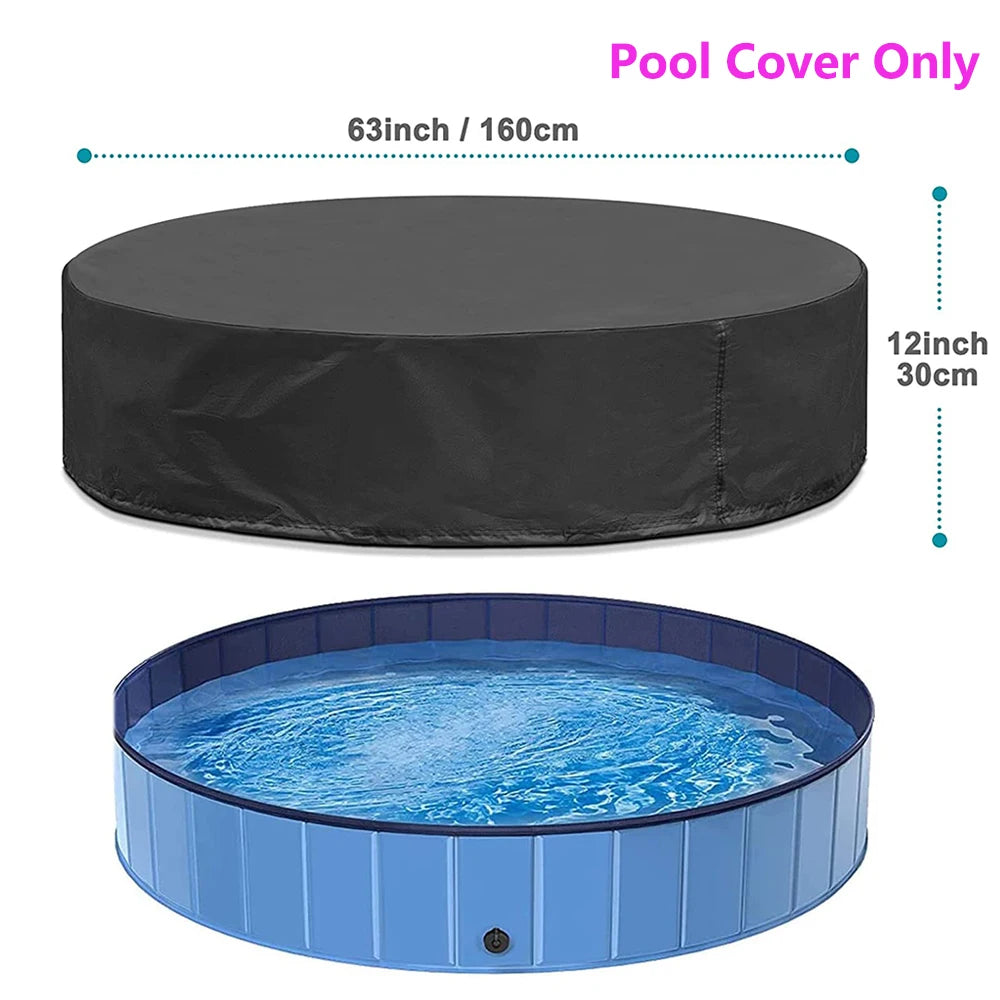 PETRAVELCN Foldable Dog Swimming Pool For Pets Durable Bath
