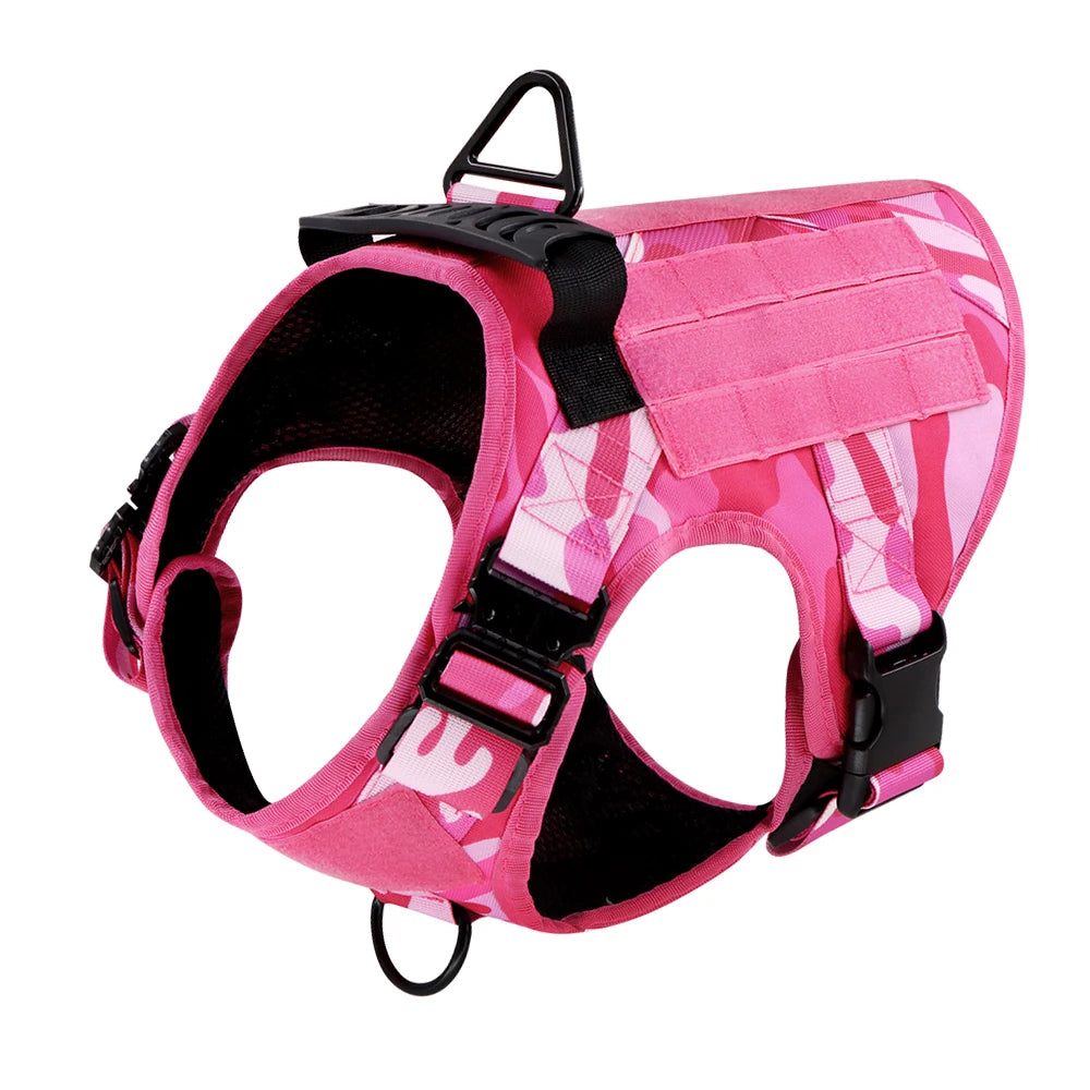 PETRAVELCN Military Camouflage Dog Harness Training Vest