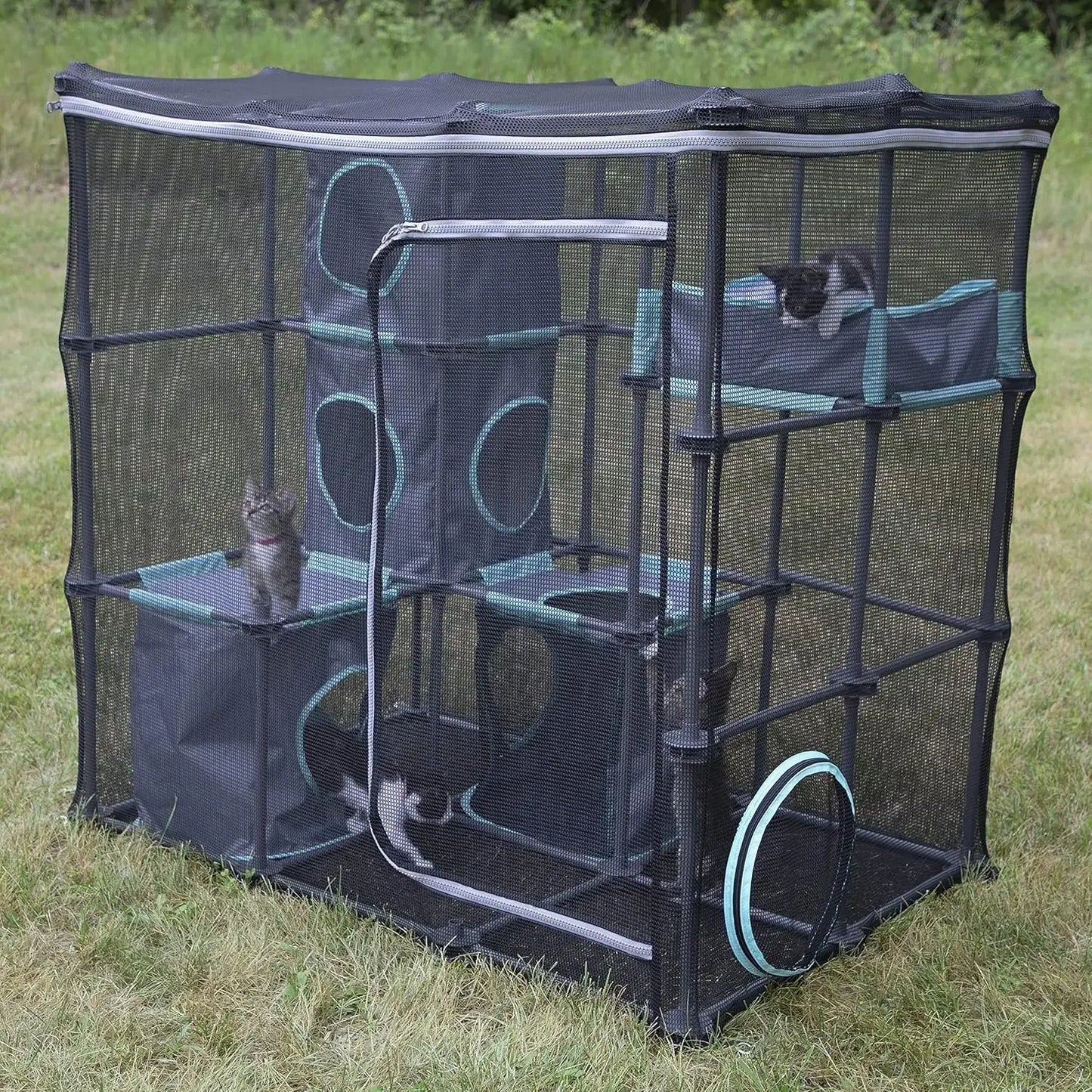 Hign-concerned Kitty City Outdoor Catio Furniture and Kits