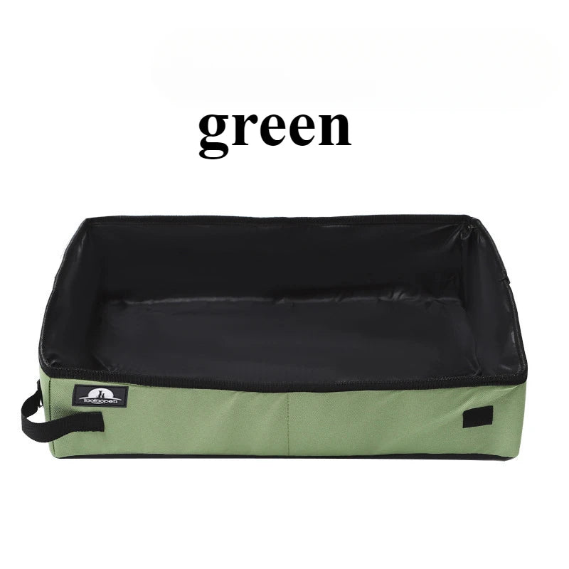Hign-concerned Foldable Cat Litter Box Oxford Cloth