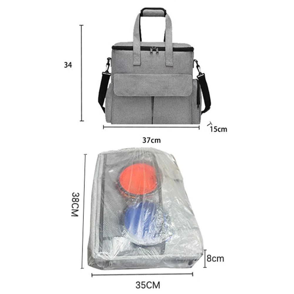 TWISTER.CK Dog Travel Bag Backpack With Food Bags Bowls