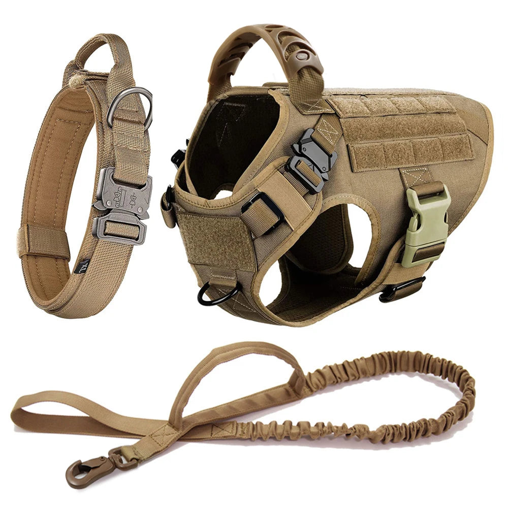 PETRAVELCN Large Dog Harness Vest Leash Set for Training