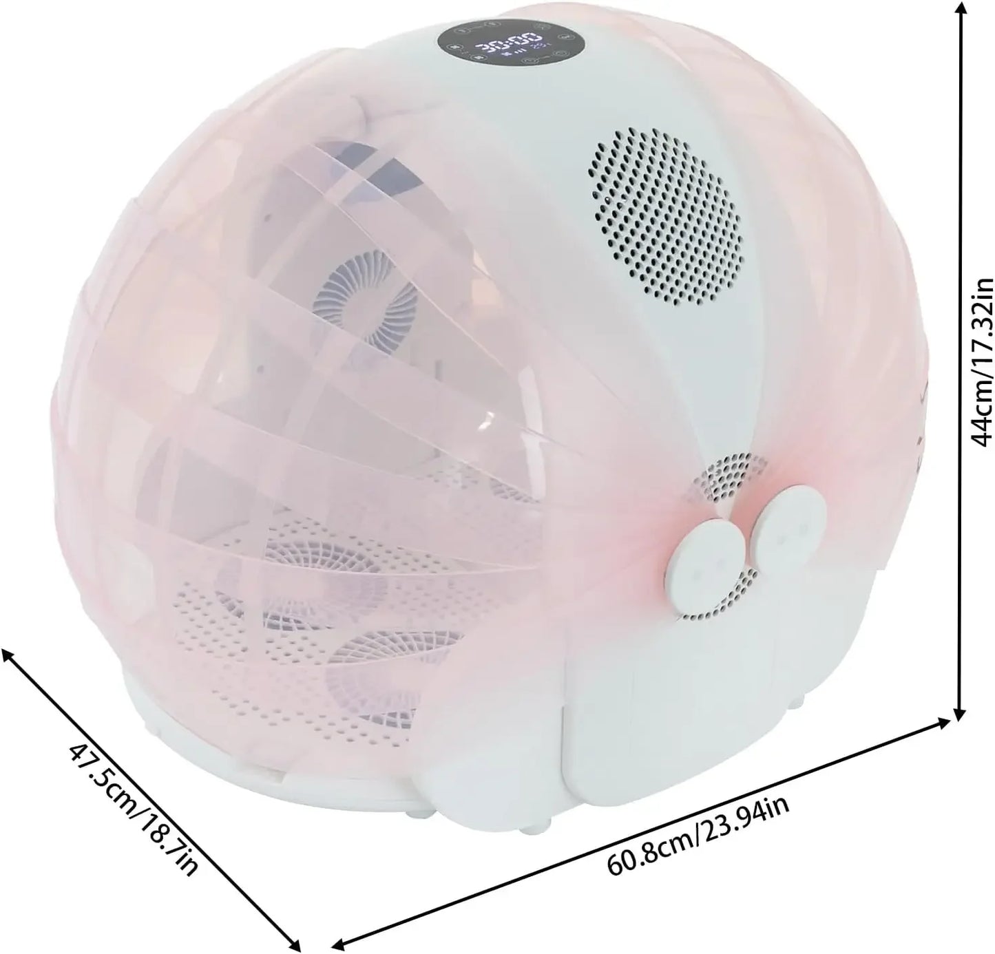 XMSJ Automatic Pet Dryer Box 360 Degree Full Body Drying
