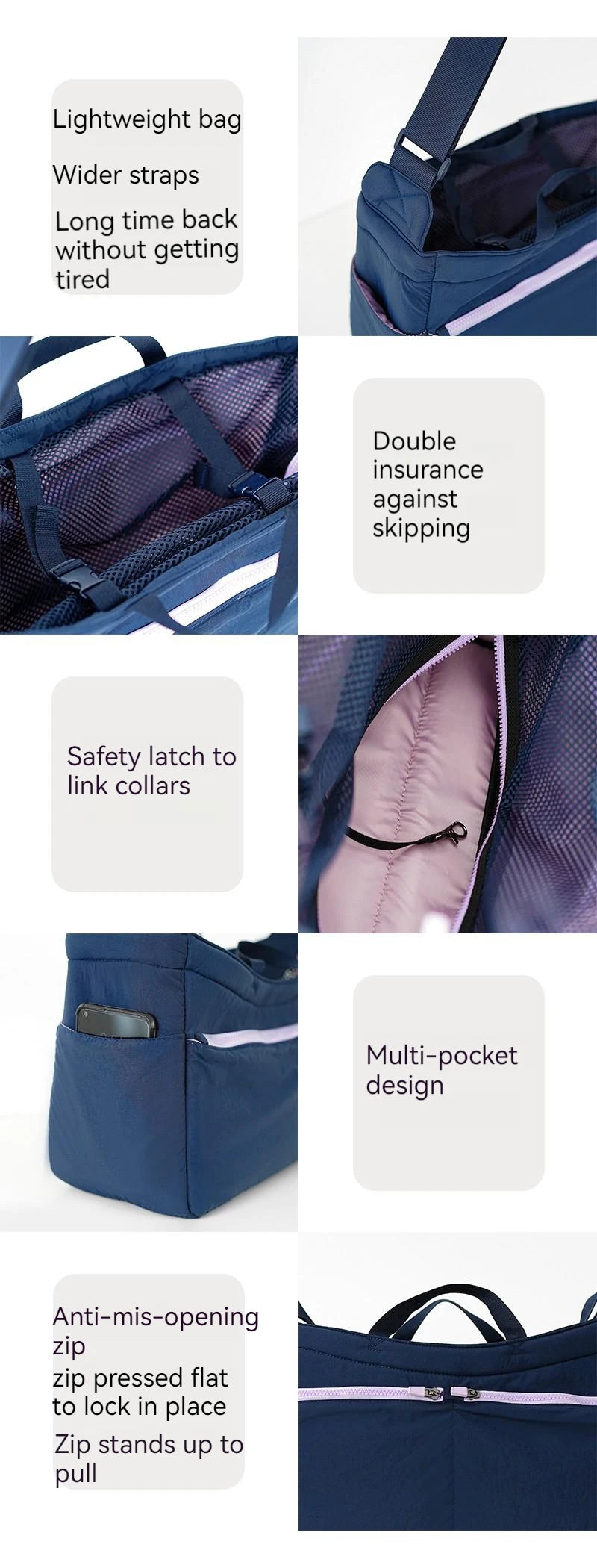 Pretty Pets Lightweight Dog Carrier Shoulder Bag for Travel