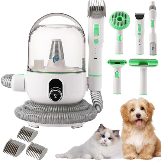DishyKooker Pet Grooming Vacuum Kit With 5 Tools For Pets