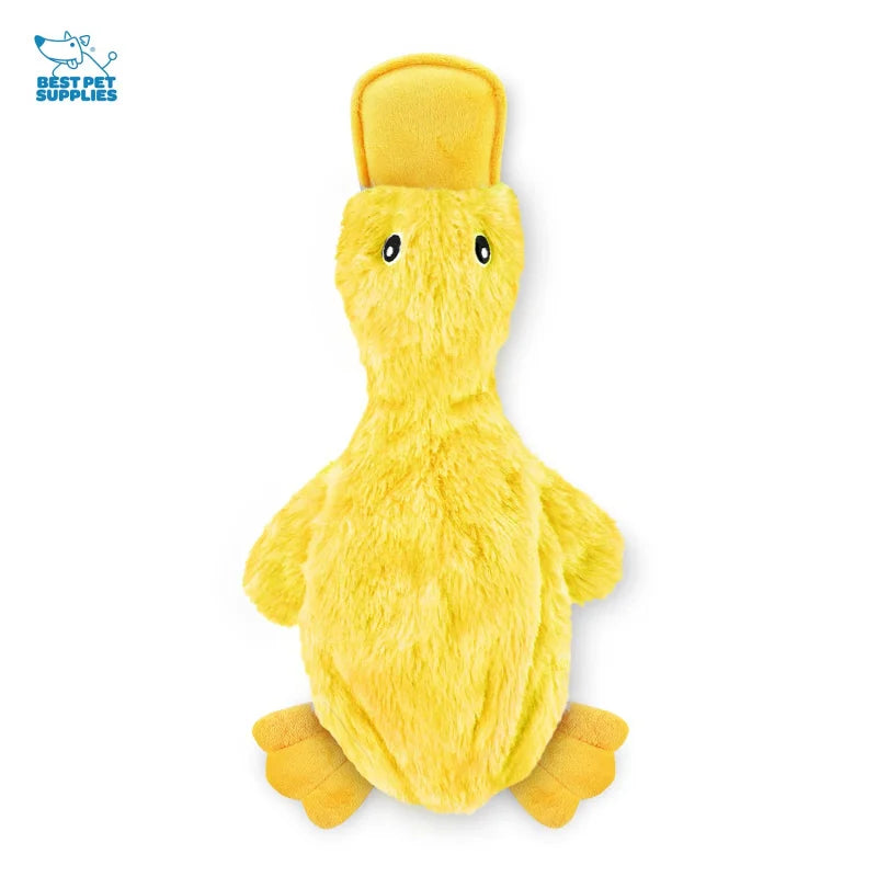 Pretty Pets Pet Supplies Dog Plush Squeaky Duck Toy