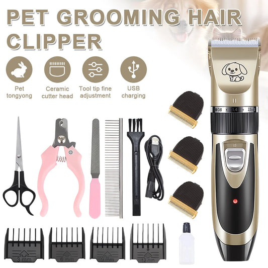 Hign-concerned Pet Clipper Grooming Rechargeable Trimmer