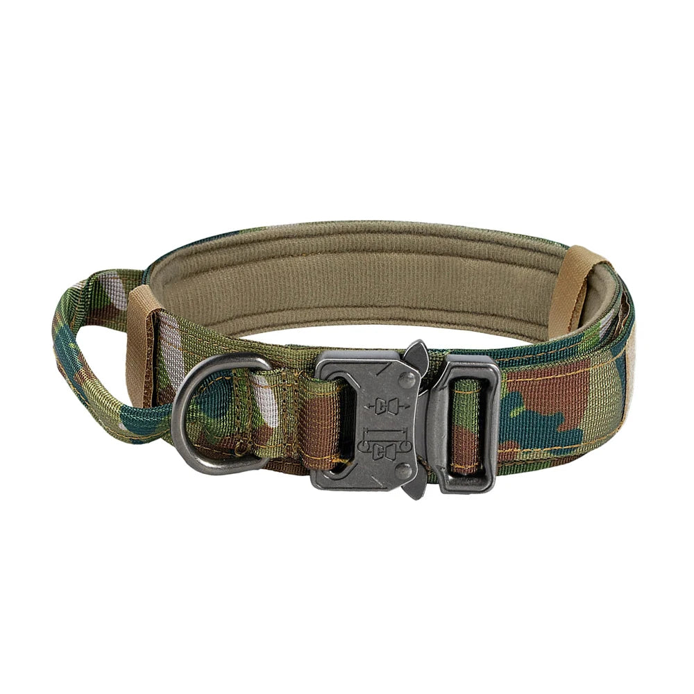Petravelcn Dog Training Collar Adjustable Tactical Leash Set