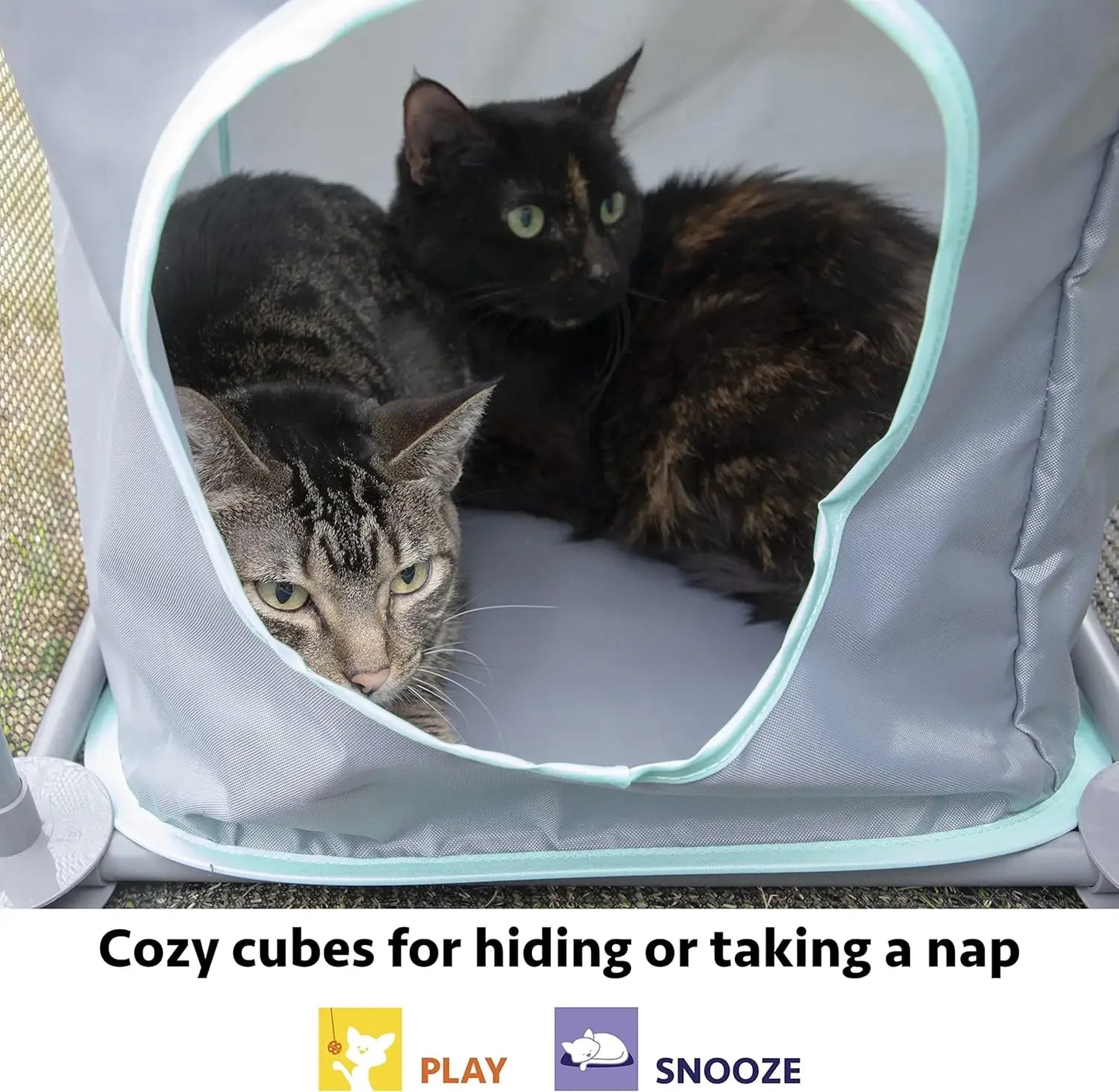Hign-concerned Kitty City Outdoor Catio Furniture and Kits
