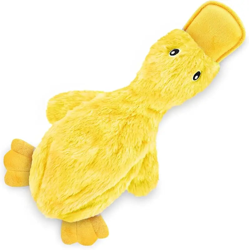 Pretty Pets Pet Supplies Dog Plush Squeaky Duck Toy