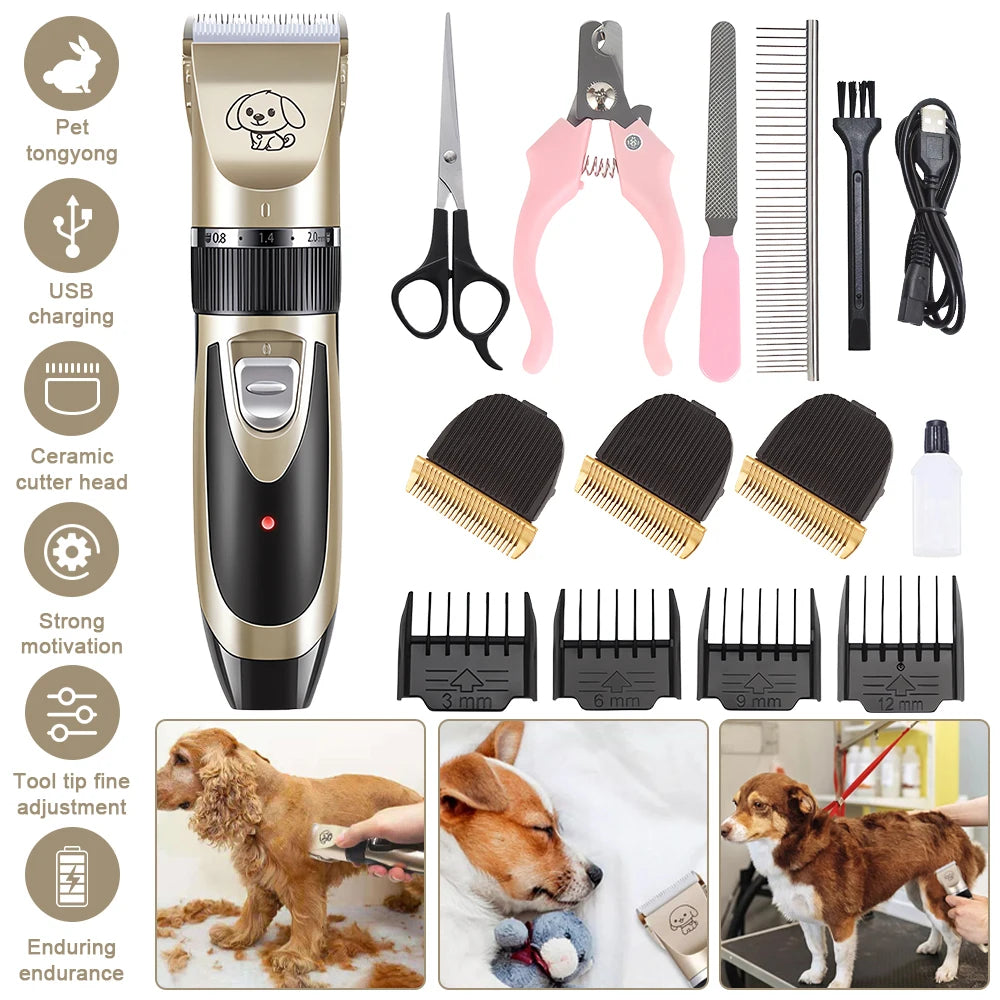 Hign-concerned Pet Clipper Grooming Rechargeable Trimmer