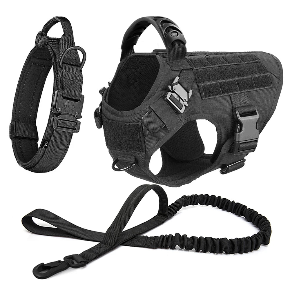 PETRAVELCN Large Dog Harness Vest Leash Set for Training