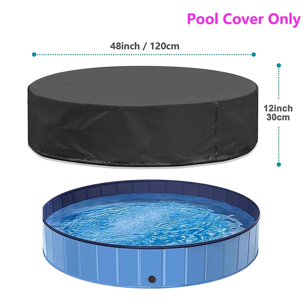 PETRAVELCN Foldable Dog Swimming Pool For Pets Durable Bath