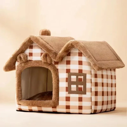 Pretty Pets Pet Supplies Foldable Dog House Kennel Bed Nest