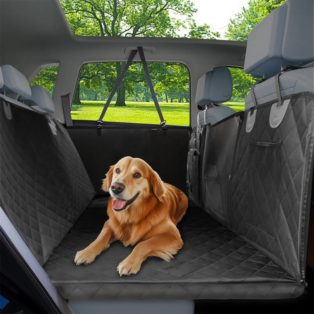 BINGOPAWCN Waterproof Dog Car Seat Cover Backseat Travel