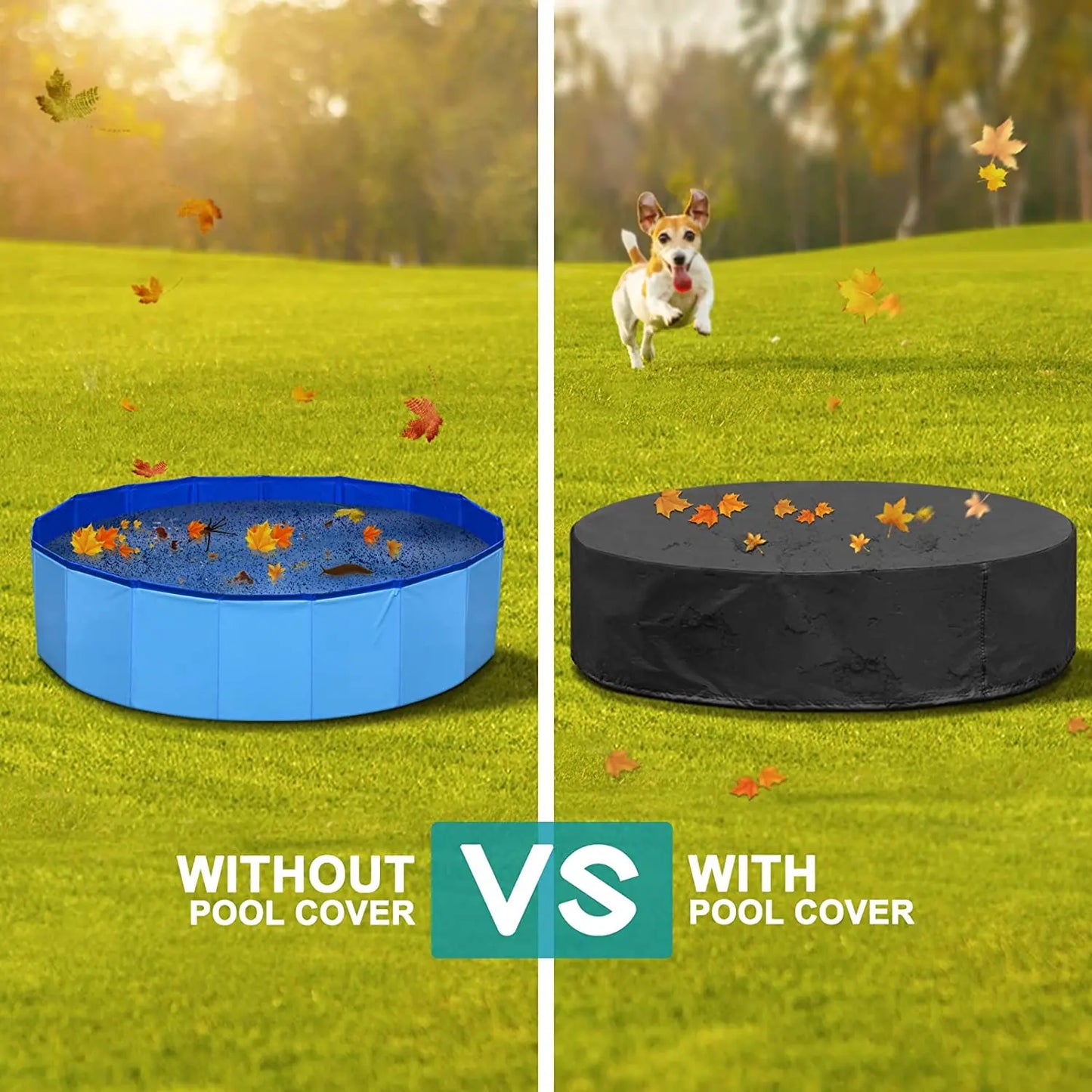PETRAVELCN Foldable Dog Swimming Pool For Pets Durable Bath