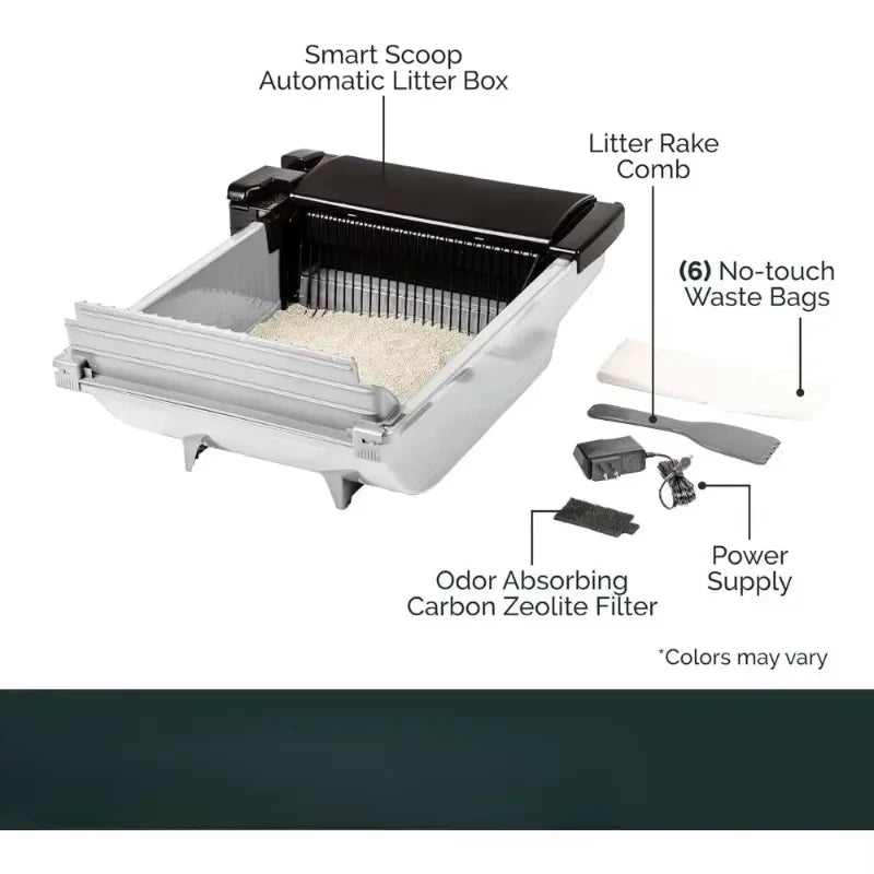 Hign-concerned Smart-Scoop Self-Cleaning Auto Cat Litter Box