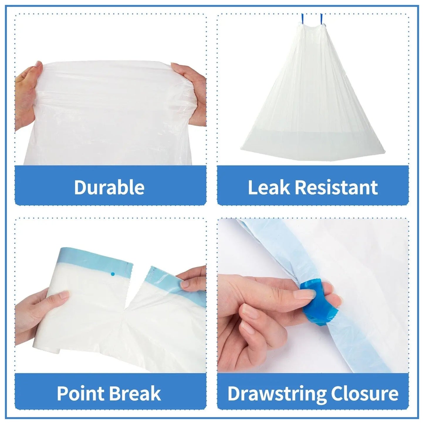 DOEL Self Cleaning Cat Litter Box Drawstring Liners