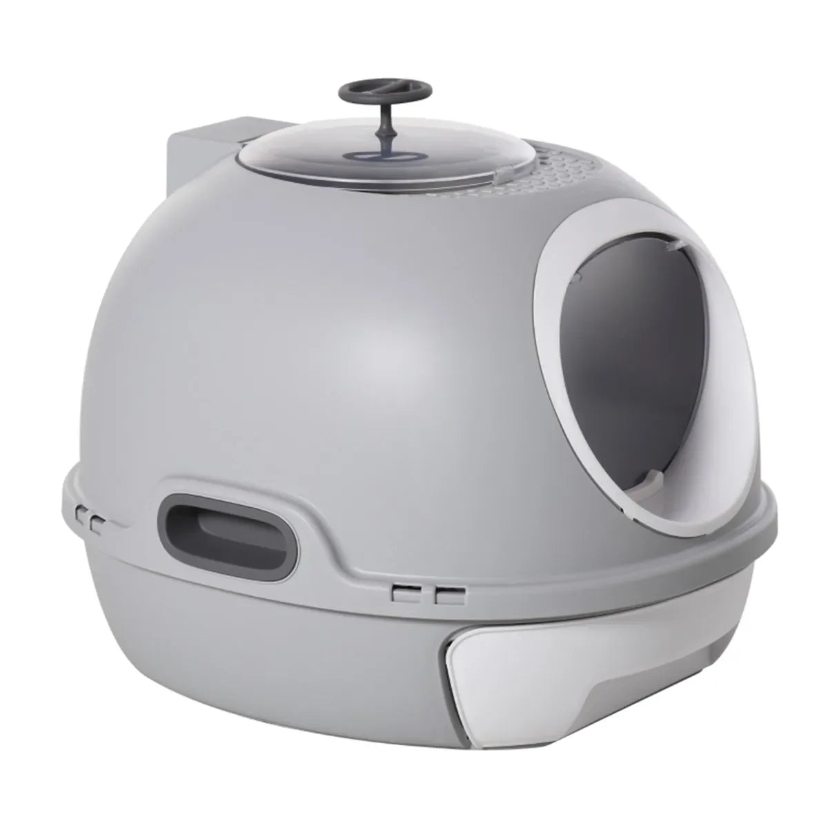 Cat Litter Box With Removable Tray For Easy Cleaning