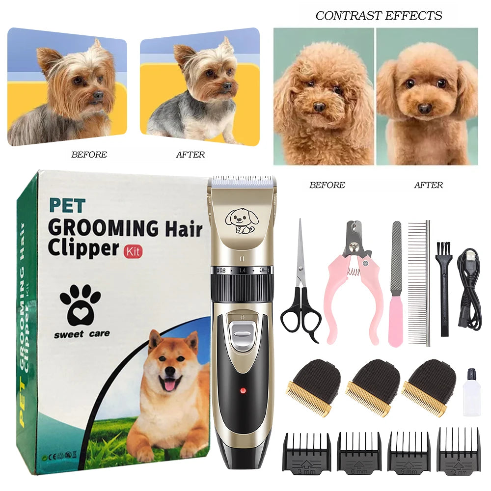 Hign-concerned Pet Clipper Grooming Rechargeable Trimmer