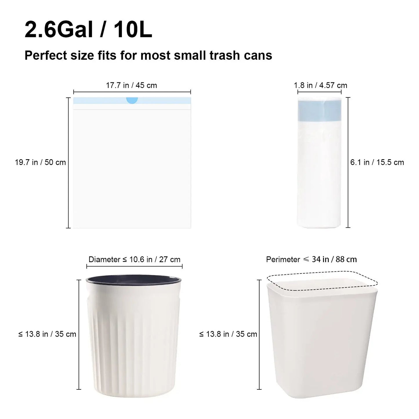 DOEL Self Cleaning Cat Litter Box Drawstring Liners
