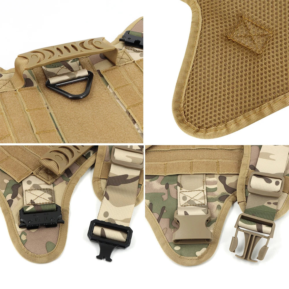 PETRAVELCN Large Dog Harness Vest Leash Set for Training