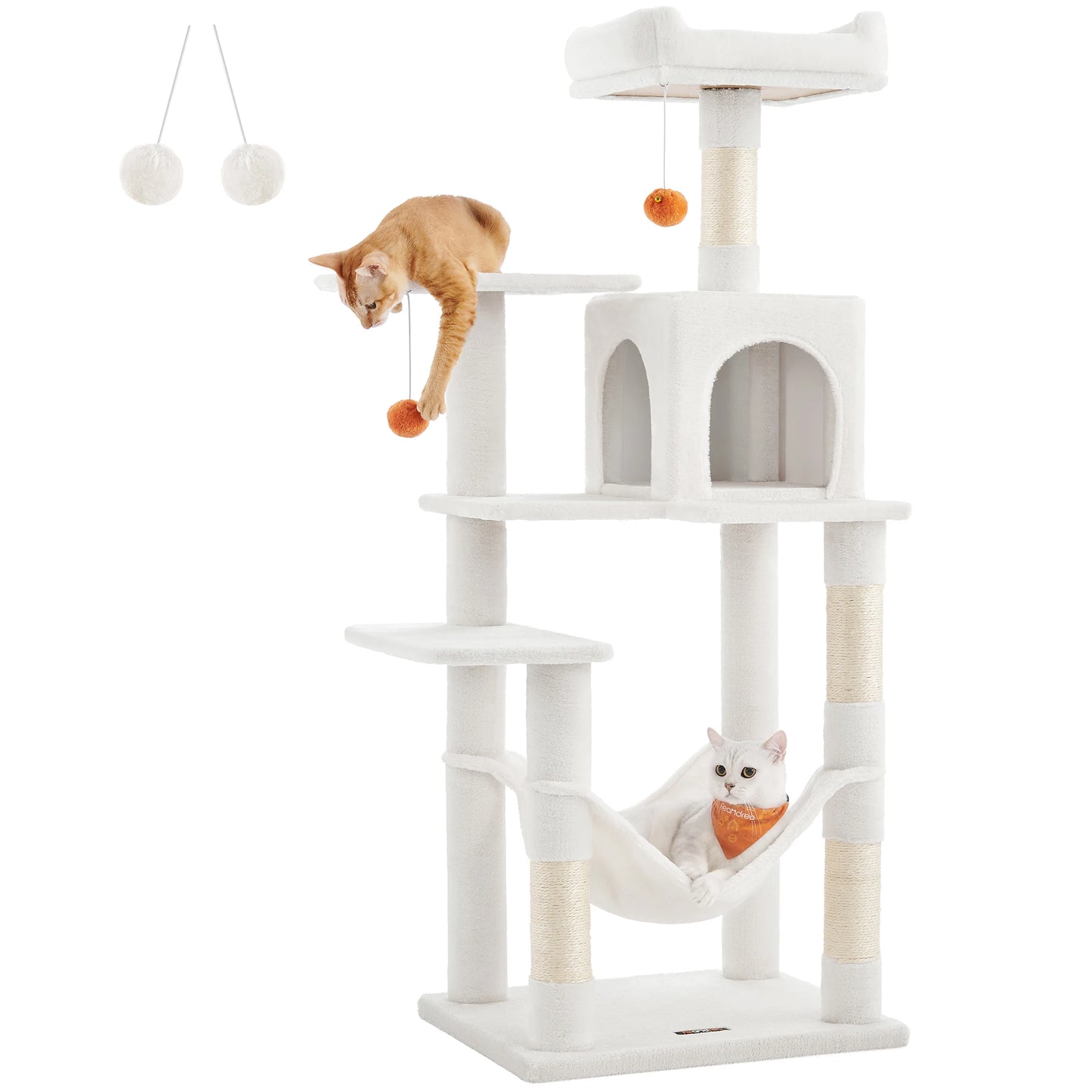 Feandrea Cat Tree Multi Level Tower With Scratching Posts