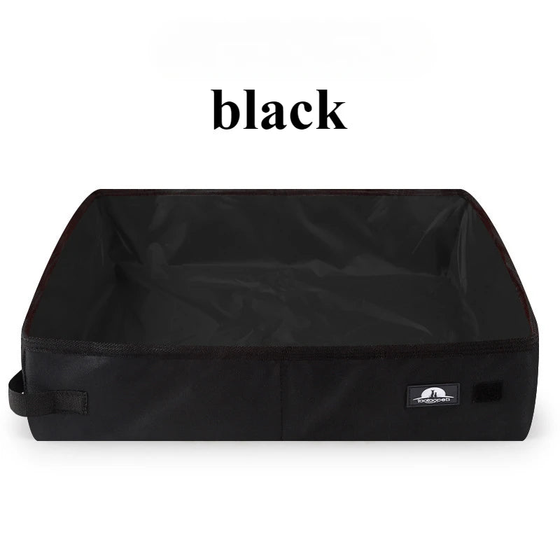 Hign-concerned Foldable Cat Litter Box Oxford Cloth