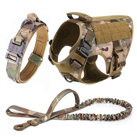 PETRAVELCN Large Dog Harness Vest Leash Set for Training