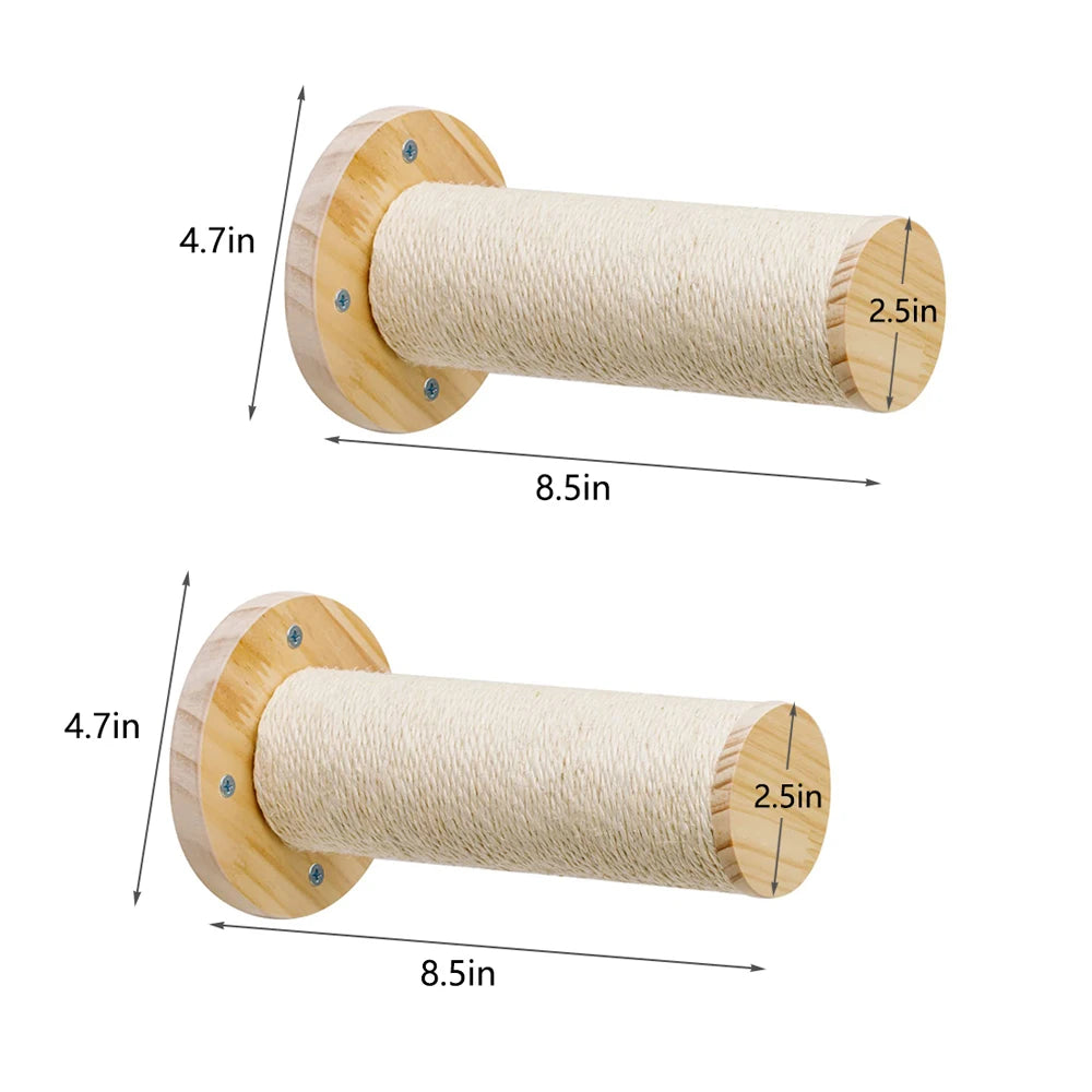 PETRAVELCN Cat Wall Shelf Moon Hammock Climbing Perch