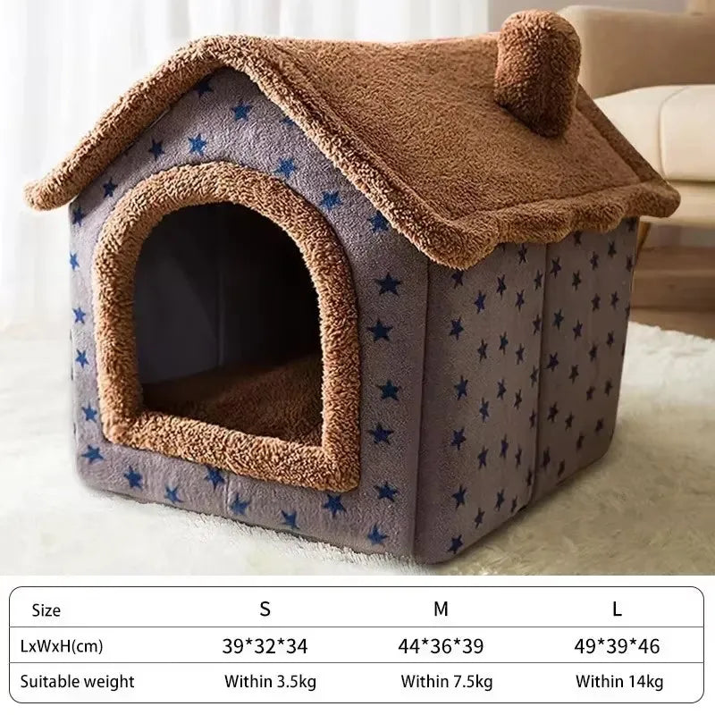 Pretty Pets Pet Supplies Foldable Dog House Kennel Bed Mat