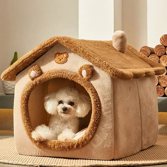 Pretty Pets Pet Supplies Foldable Dog House Kennel Bed Mat