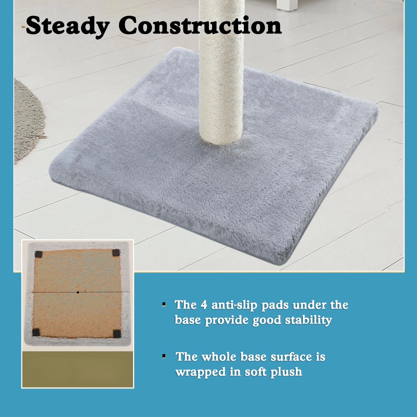 Guangdong Cat Vertical Scratching Post Dangling Ball Sisal