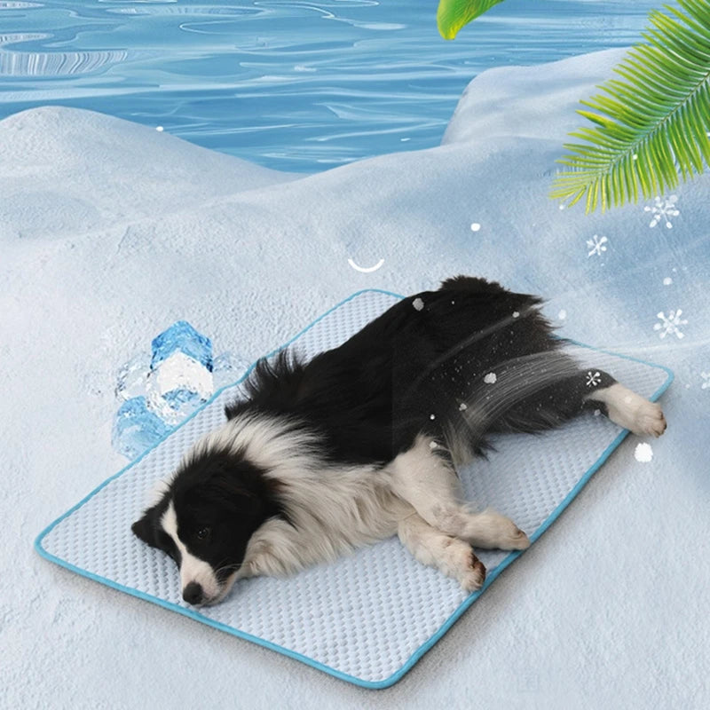 Guangdong Dog Cooling Mat for Pets Breathable Ice Silk Pad