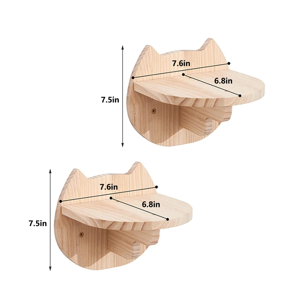 PETRAVELCN Cat Moon Shelf Wall Mounted Hammock For Cats
